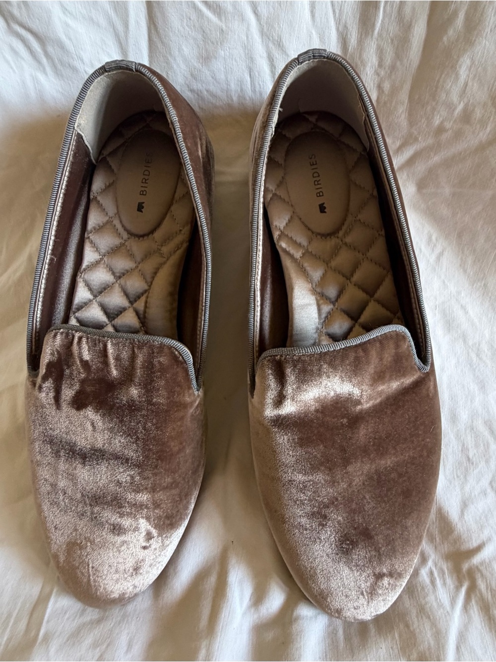 Birdies Starling Velvet Flat size US 9